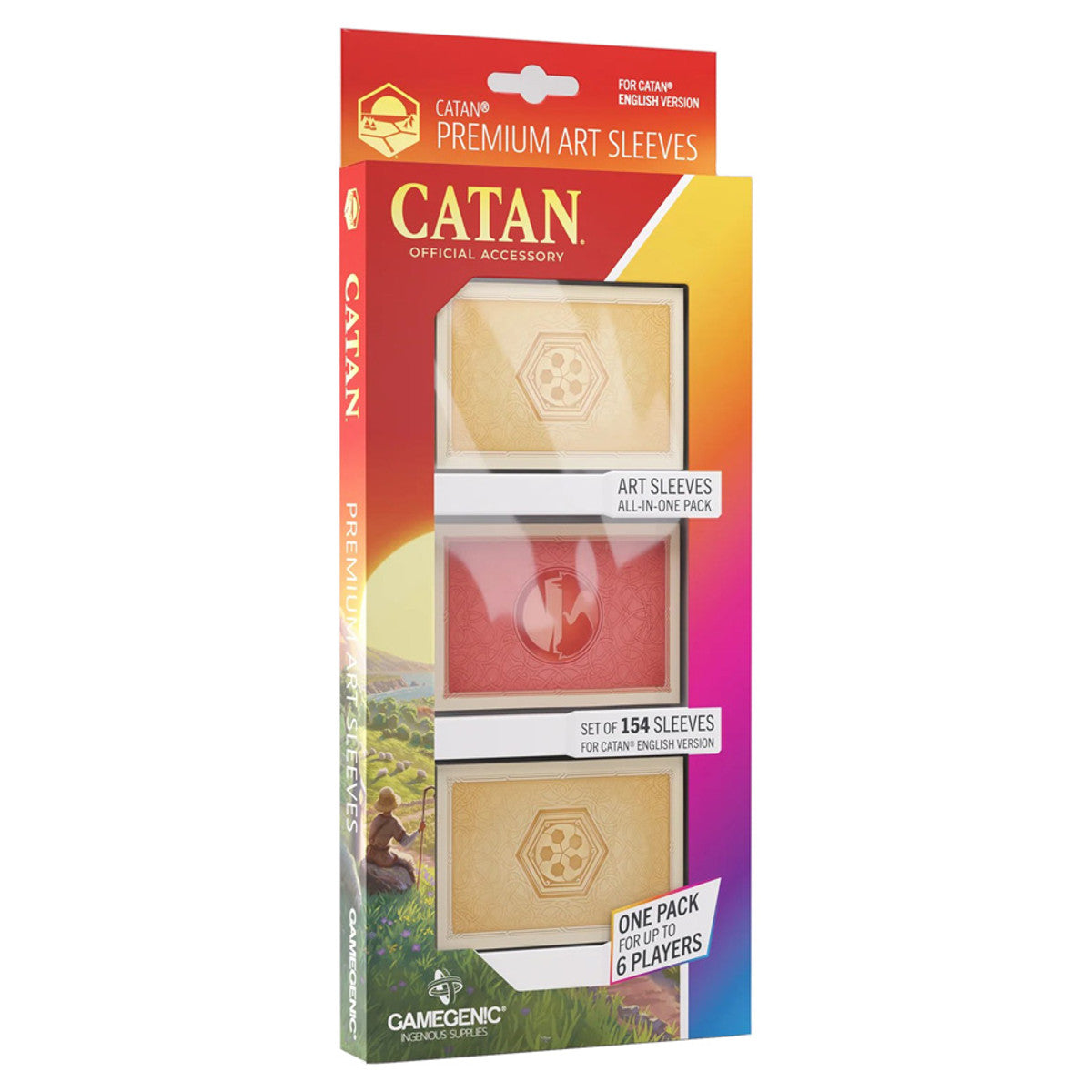 Sleeves, Catan Art, 154 Count