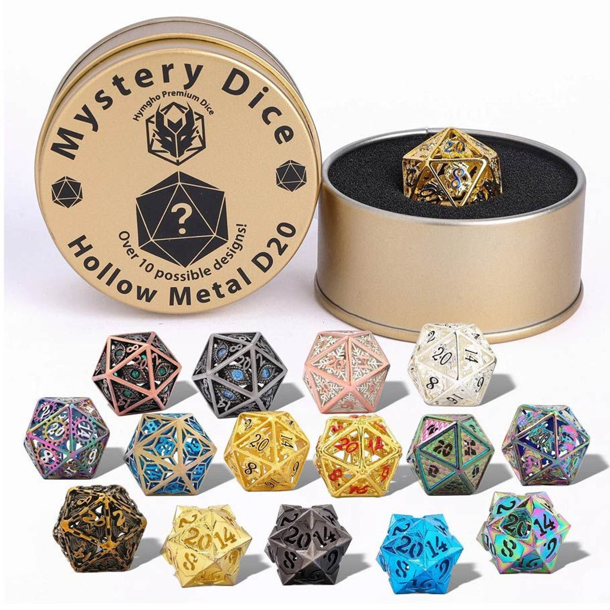 Dice - Mystery Hollow Metal D20