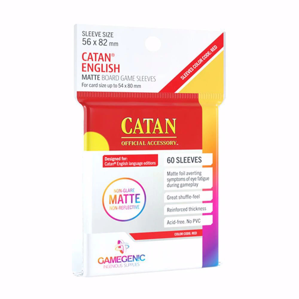 Sleeves, Catan, Matte, 60 Count