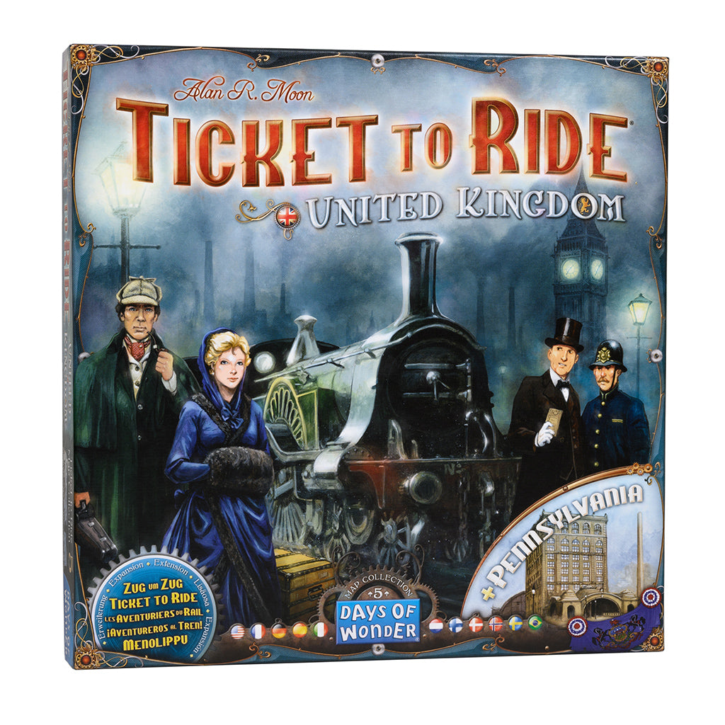 Ticket to Ride: United Kingdom + Pennsylvania (Map Collection 5)
