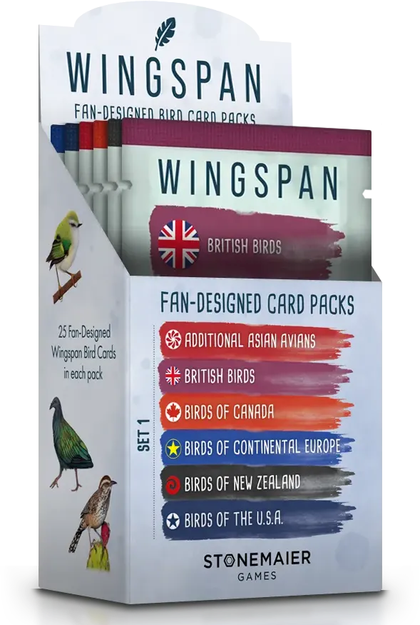 Wingspan: Fan-Designed Bird Packs (individual)