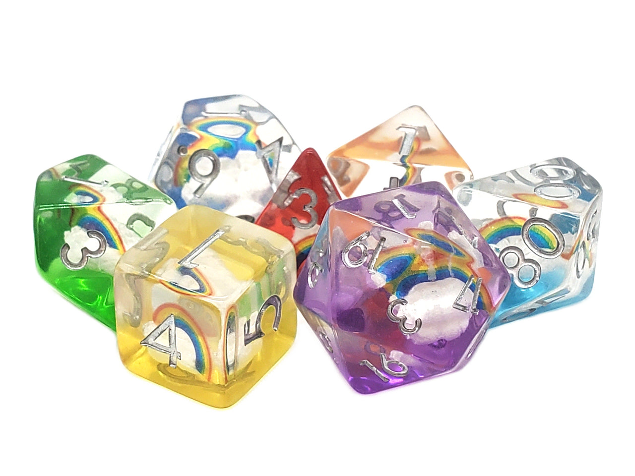 Dice - Infused, Rainbow