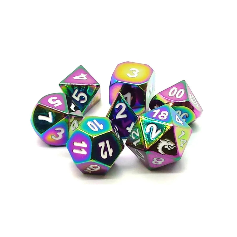 Dice - Metal, Brilliant Rainbow
