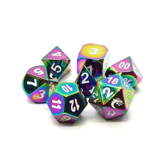 Dice - Metal, Brilliant Rainbow