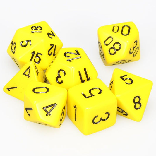 Dice - Yellow/Black, with jar