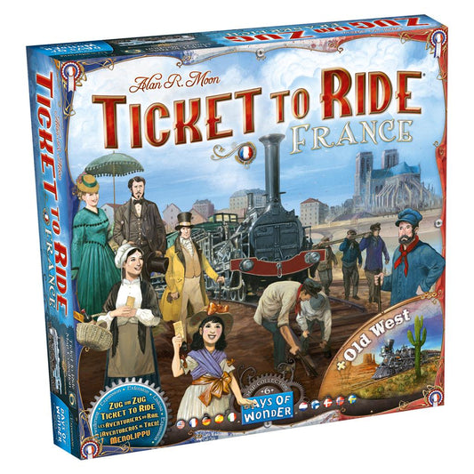 Ticket to Ride: France + Old West (Map Collection 6)