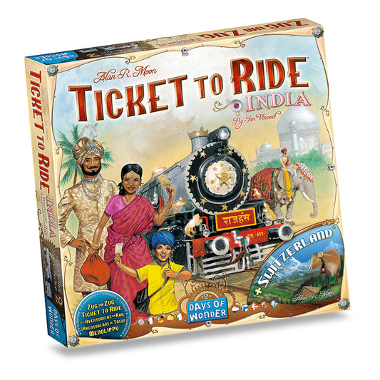 Ticket to Ride: India + Switzerland (Map Collection 2)