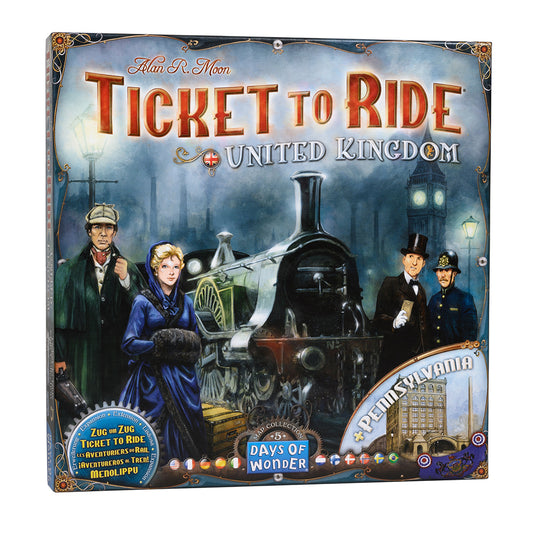 Ticket to Ride: United Kingdom + Pennsylvania (Map Collection 5)